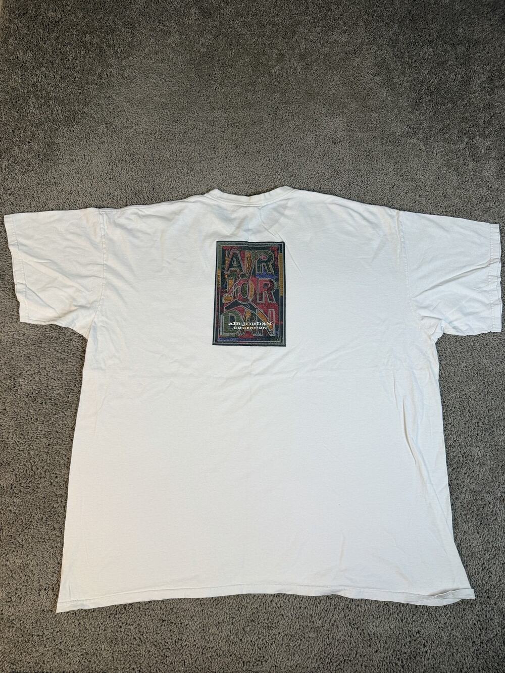 Air Jordan Shirt Mens 3XL White Air Jordan Collection Graphic Crew Neck